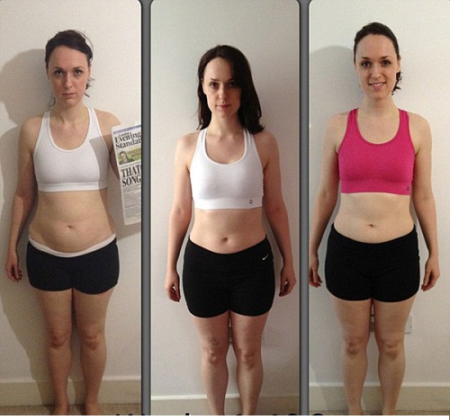 Vòng eo con kiến thon gọn sau 12 tuần tập tạ Vòng eo con kiến thon gọn sau 12 tuần tập tạ