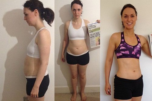 Vòng eo con kiến thon gọn sau 12 tuần tập tạ Vòng eo con kiến thon gọn sau 12 tuần tập tạ